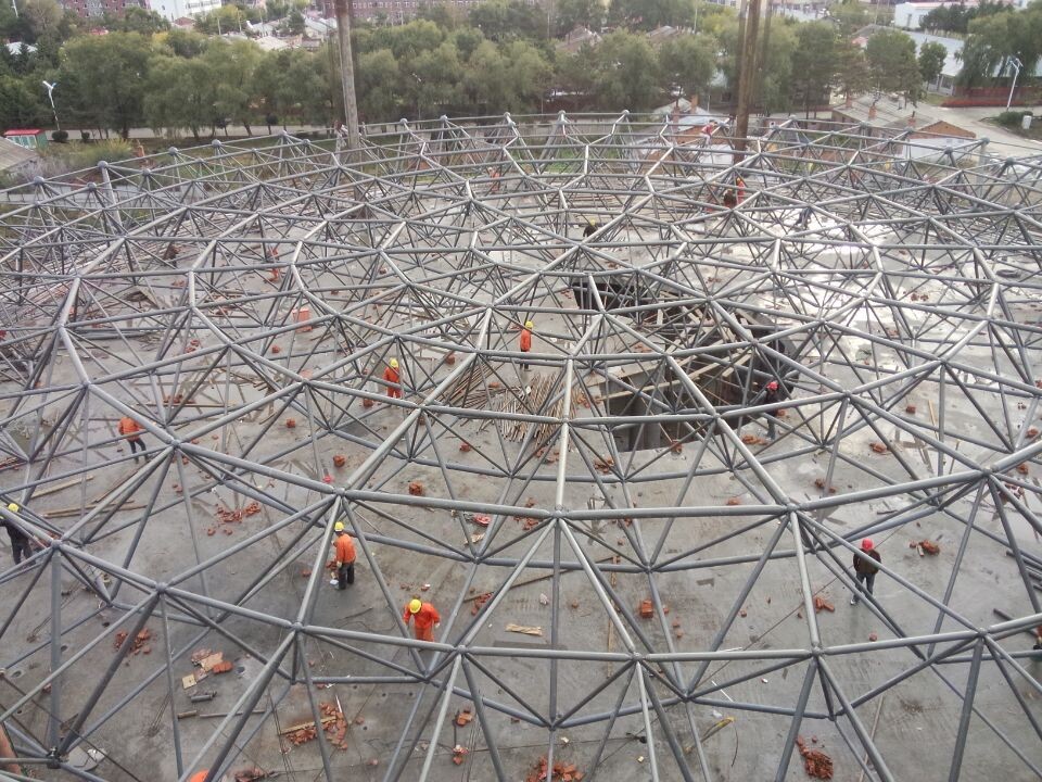 崇左全民健身中心网架